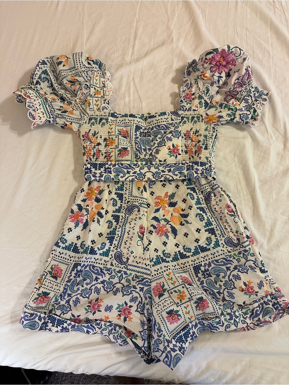 FARM Rio Romper with Beaded Buckle Small - Picture 3 of 4